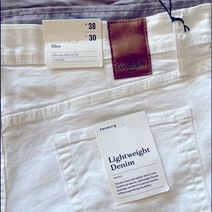 Goodfellow Mens White Jeans Size 38/30 ***Brand New***